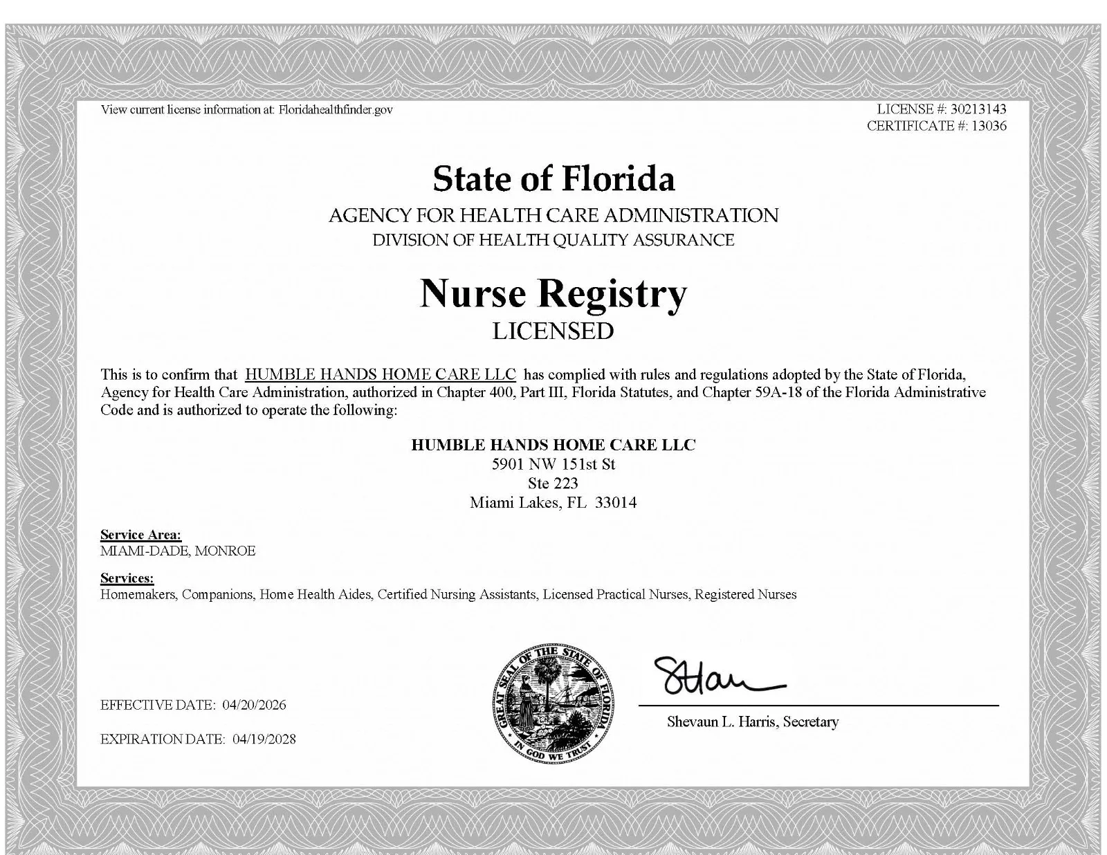 Certificado